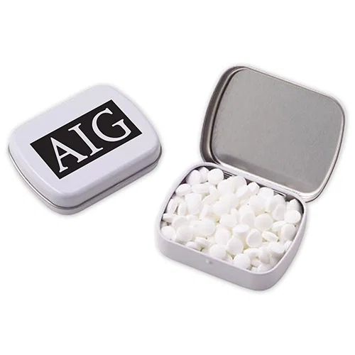 Petite Rectangular Hinged Tin Box — view 15
