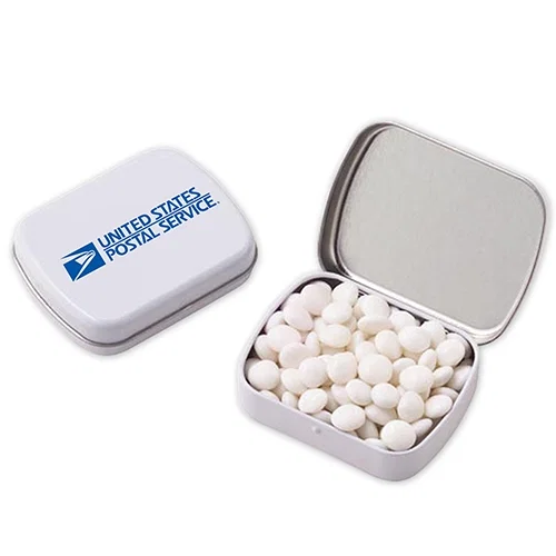 Petite Rectangular Hinged Tin Box — view 6