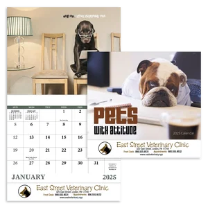 Pets with Attitude - Stapled Calendar