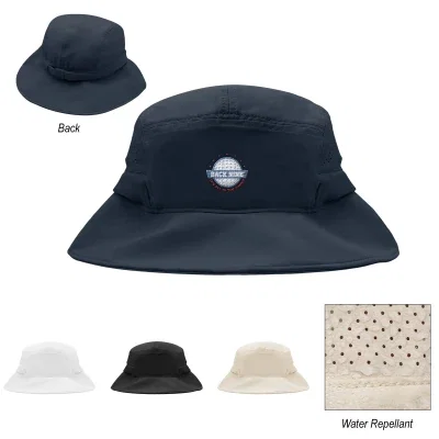 Recycled rPET bucket hat shown from the front on a plain background