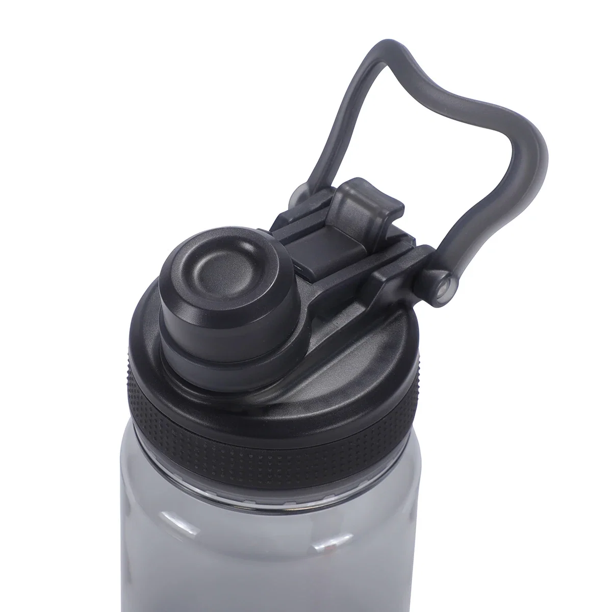 Side profile of the promotional Phantom 2-in-1 Bottle showing its tapered body