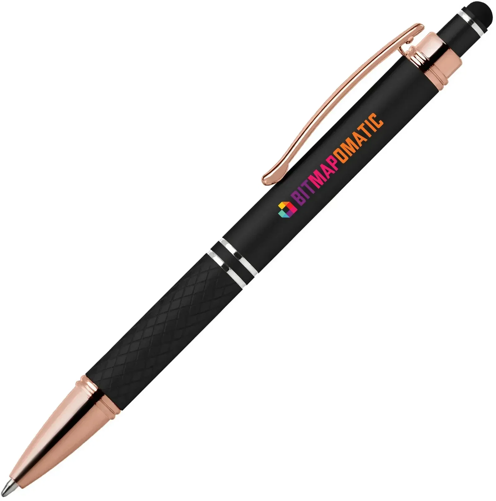 Phoenix Softy Rose Gold Classic Pen w/ Stylus  — view 4
