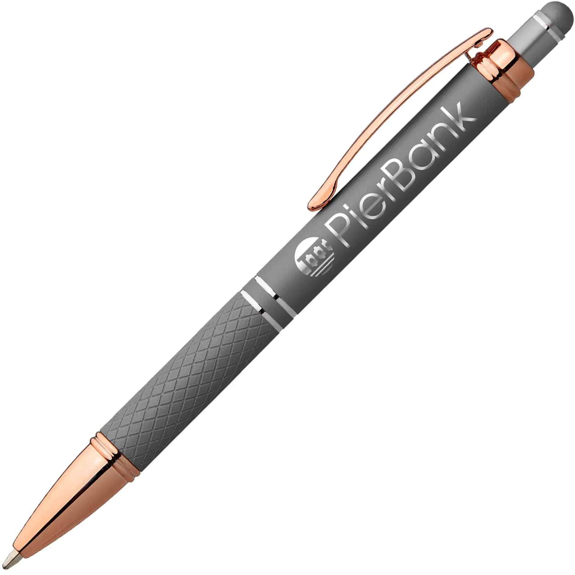 Phoenix Softy Rose Gold Gel Pen w/Stylus — view 4