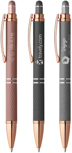 Phoenix Softy Rose Gold Metallic Pen w/ Stylus 