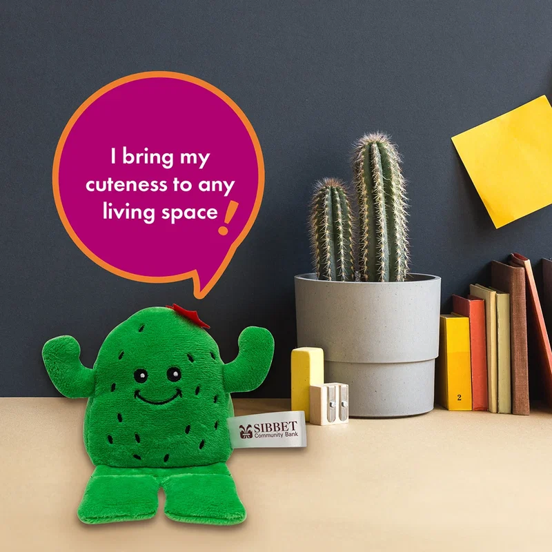 Phone Pals custom plush phone holder alternate character, front view