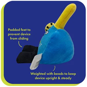 Phone Palsβ’ Weighted Plush Phone Holder - Pickle Ball Player