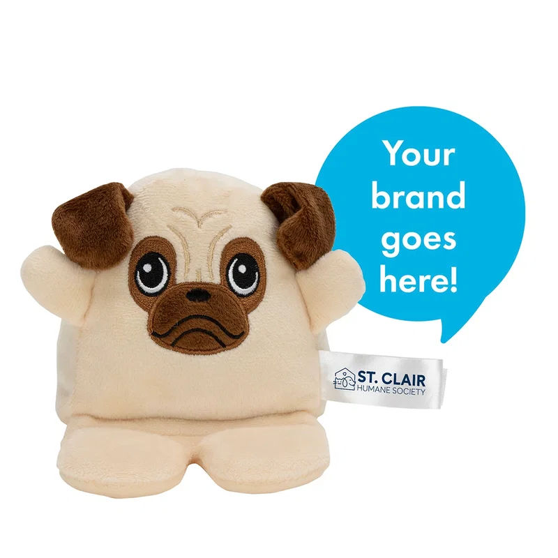 Close-up of the Phone Pals Weighted Plush Phone Holder's grip stand, style 3 of 3