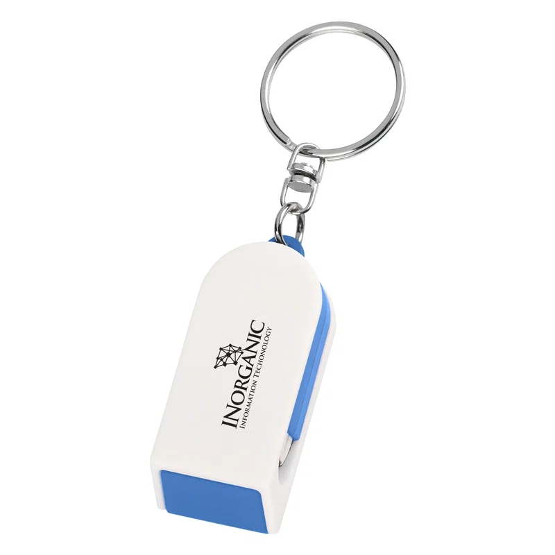 Phone Stand And Screen Cleaner Combo Key Chain — view 9