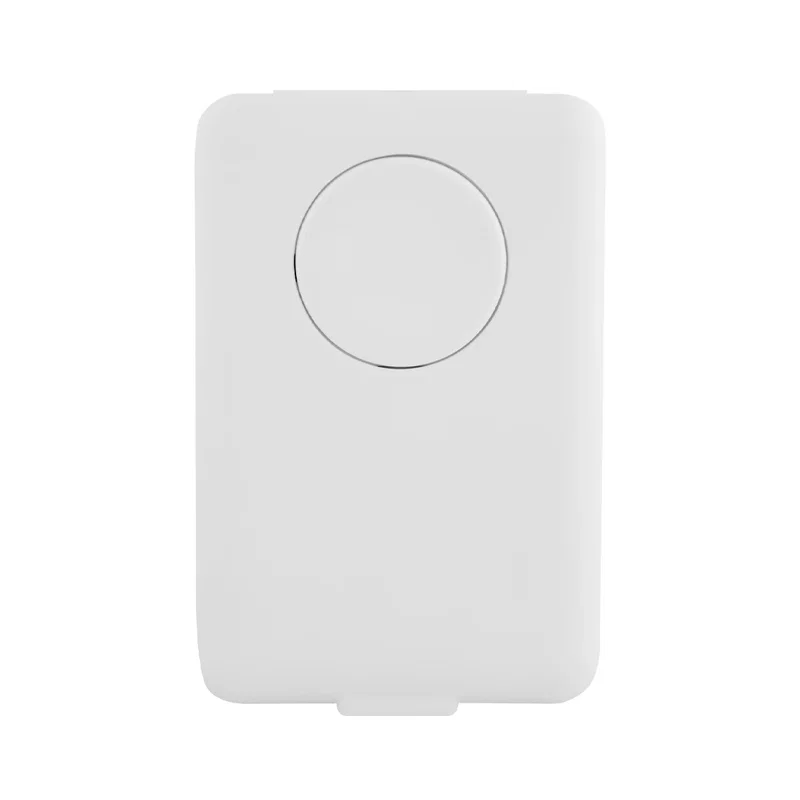 Rear view of the slim charging dock and its hinge
