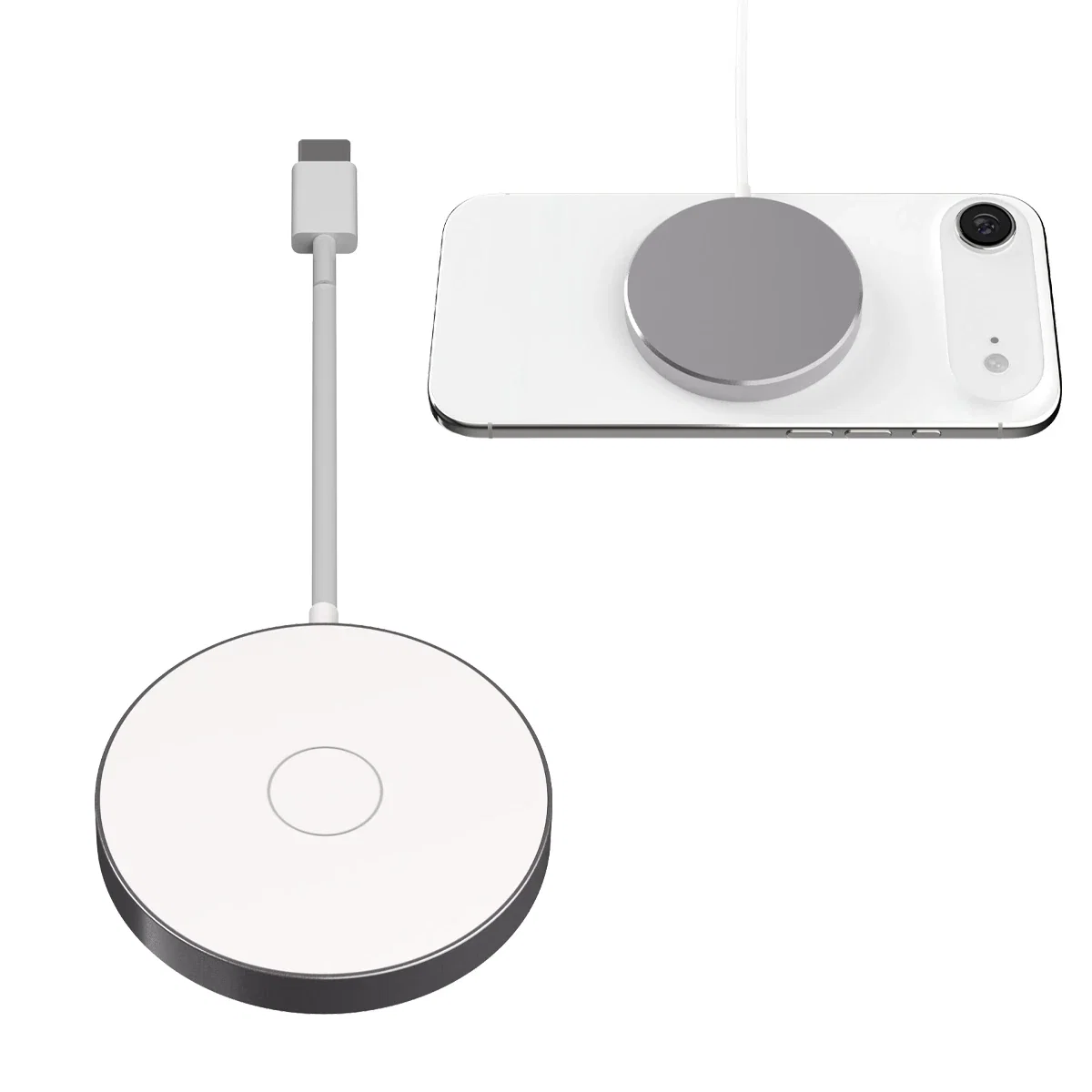 Slim profile of the disc seen from the edge