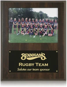 Photo Plaque - Walnut Finish