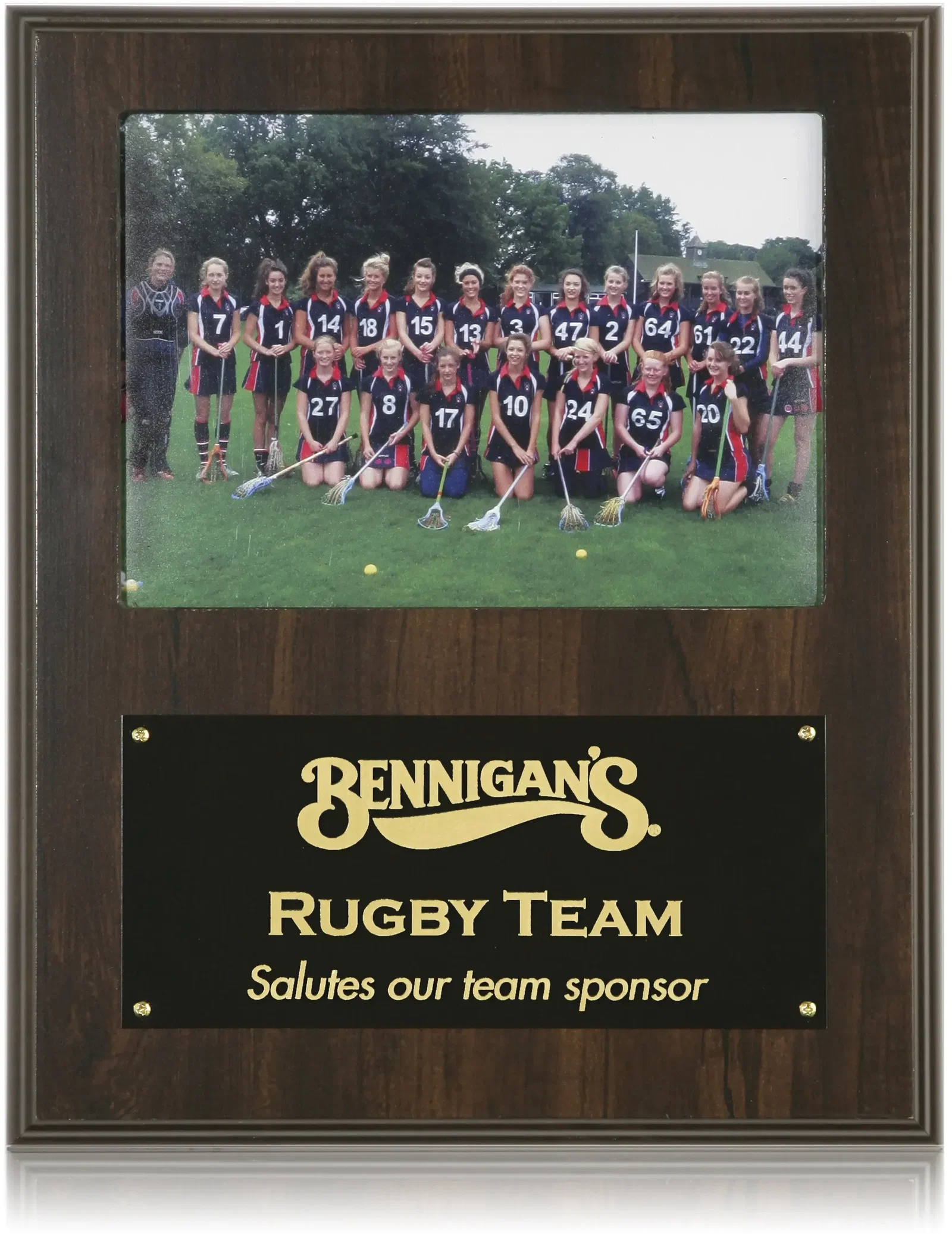 Photo Plaque - Walnut Finish