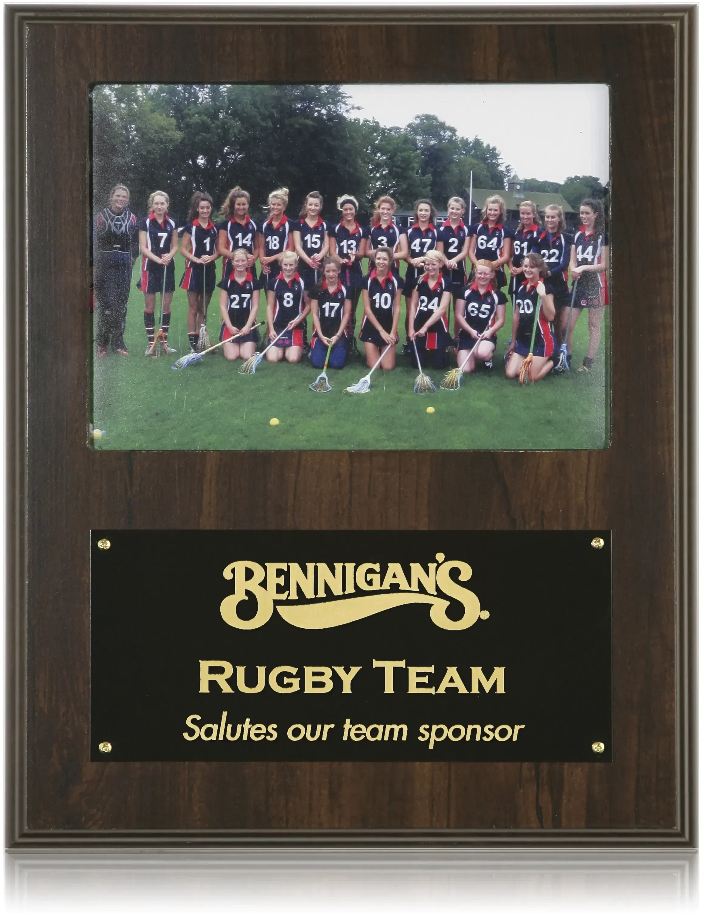 Photo Plaque - Walnut Finish
