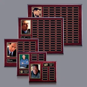 Photo Perpetual Plaque on Piano Finish Wood, Up to 18x24 In
