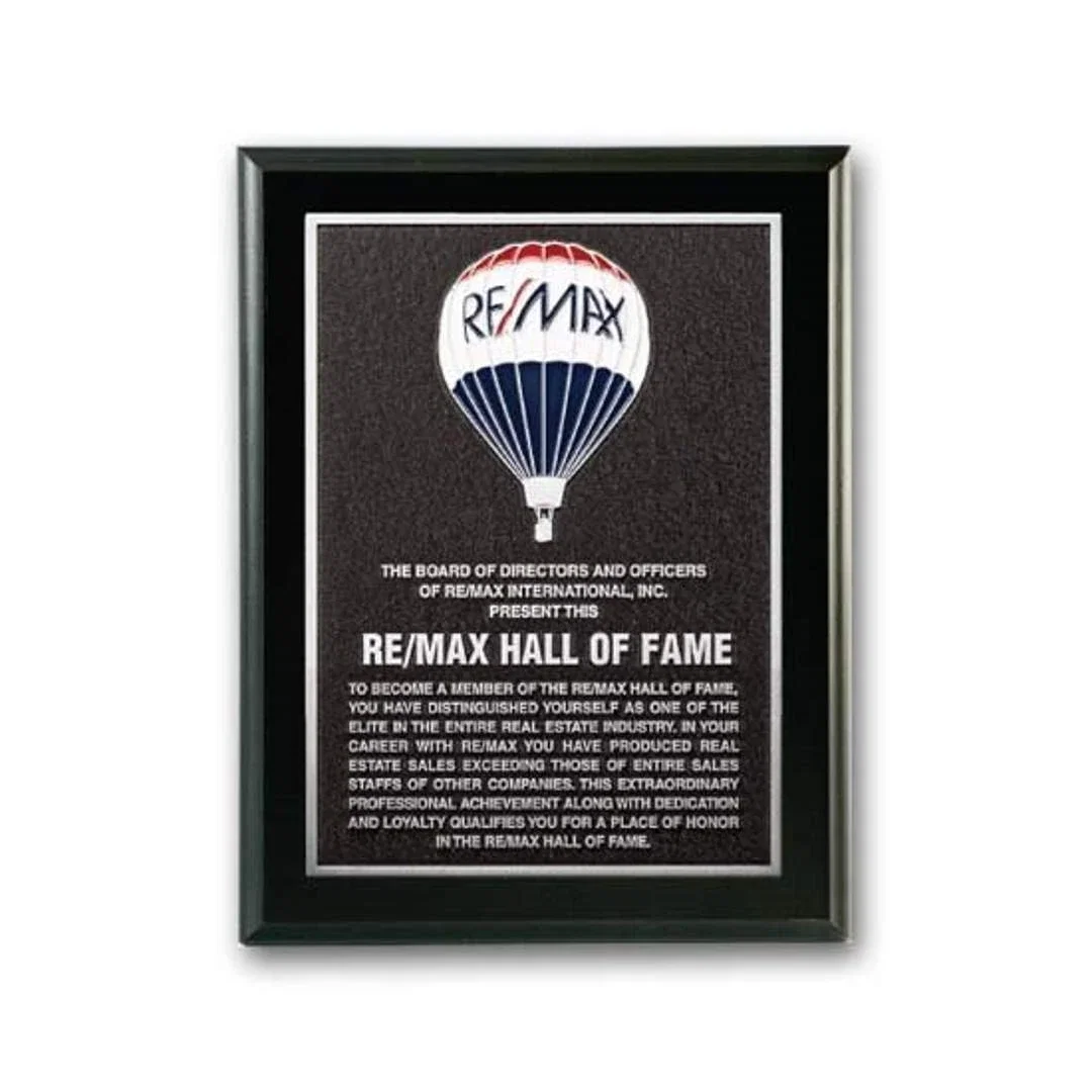 Custom Ebony Piano Finish Photocast Relief Plaque for service anniversary gifts