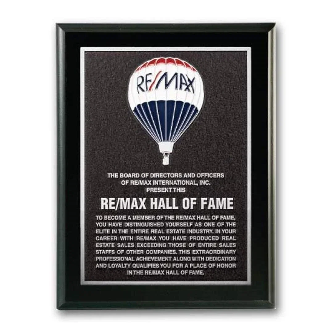 Custom Ebony Piano Finish Photocast Relief Plaque for retirement presentations