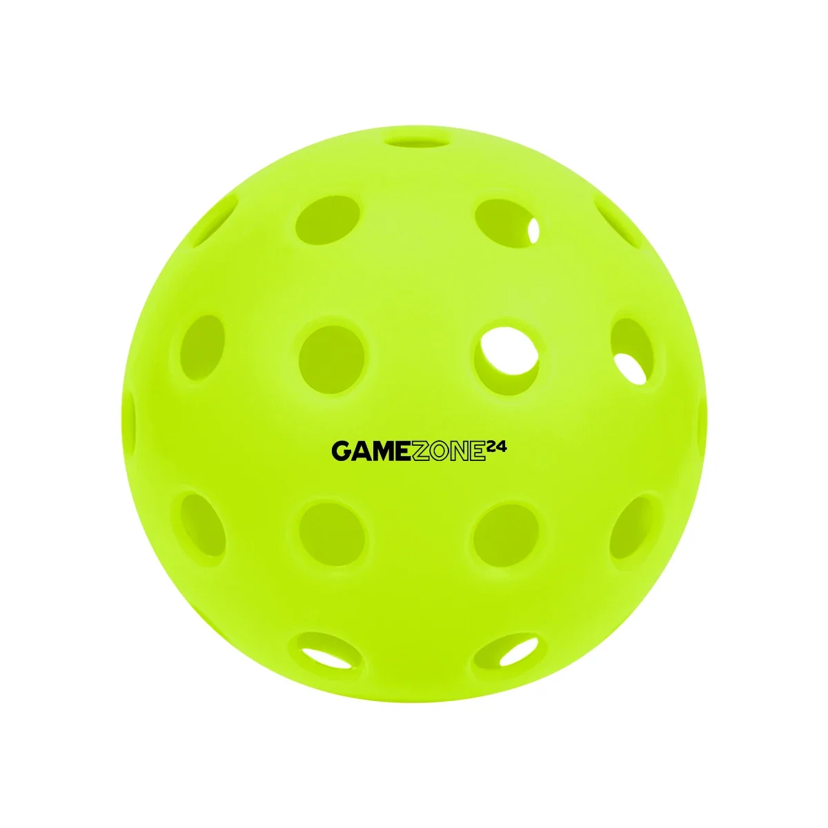 Rounded shell viewed close to show hole spacing