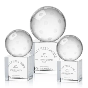 Optical Crystal Pickleball Award