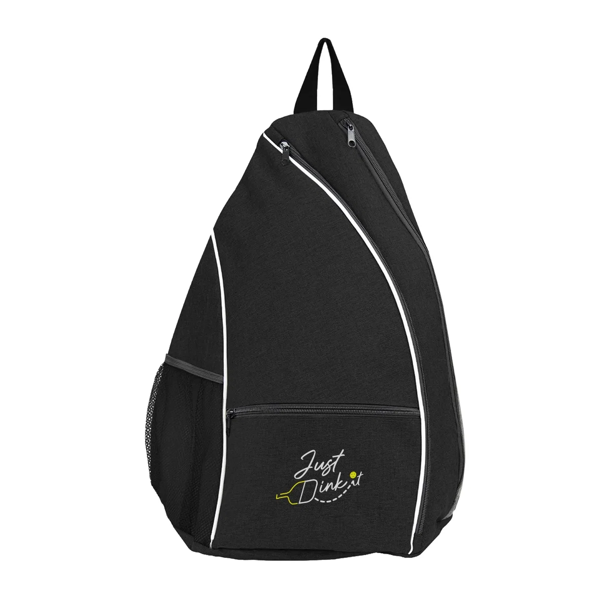 Reverse angle of the carryall backpack resting on a neutral surface