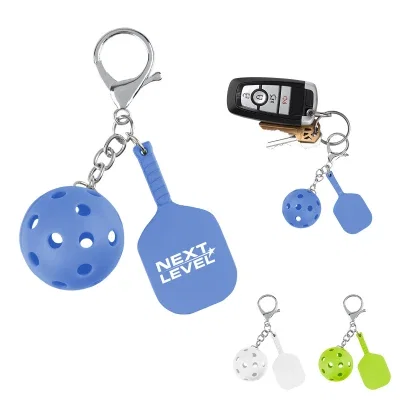 Ocean blue version of the small paddle shaped fob