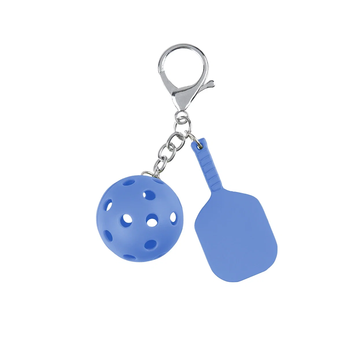 Perforated paddle face detail on the two inch charm