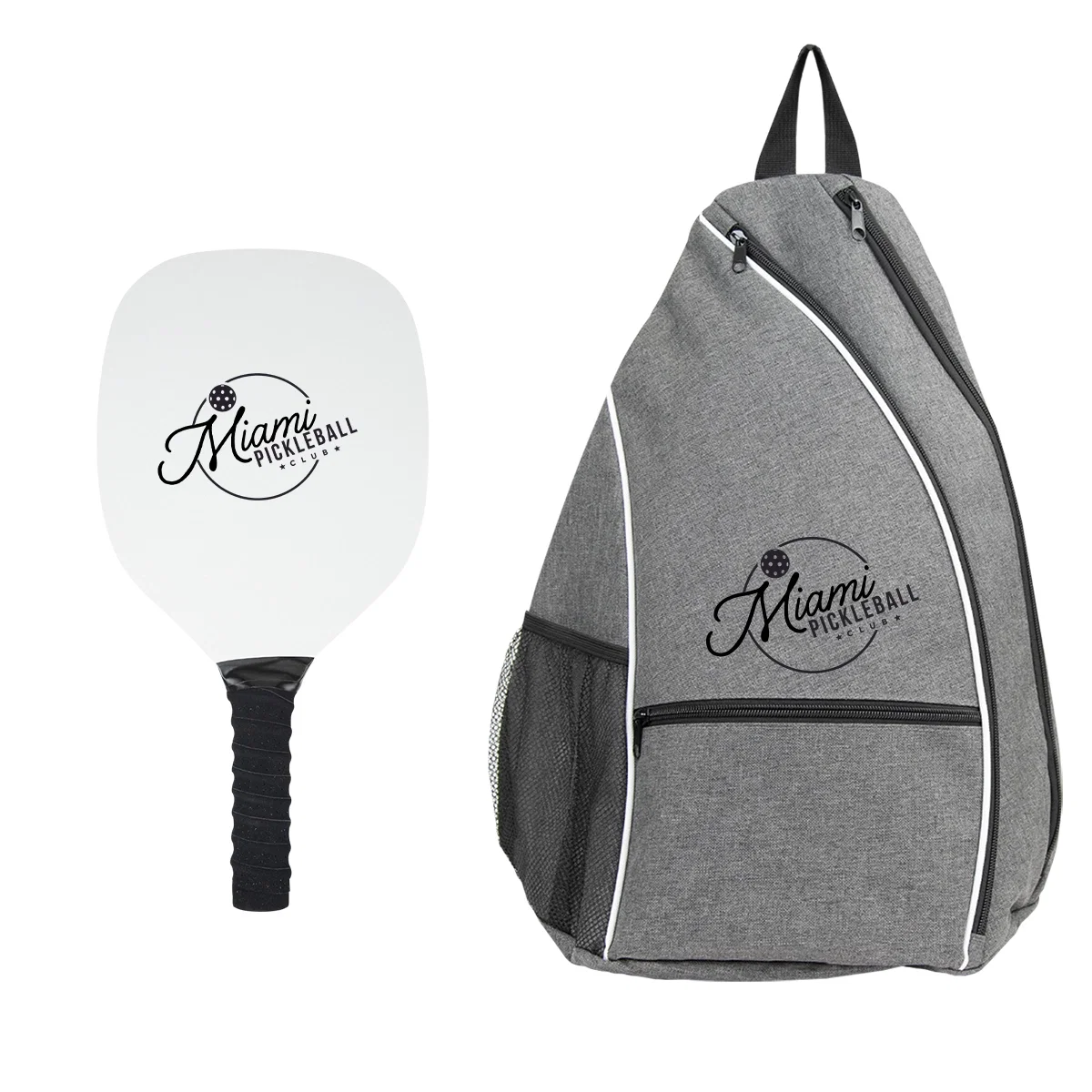Pickleball kit bundling paddles, balls and a bag for court days