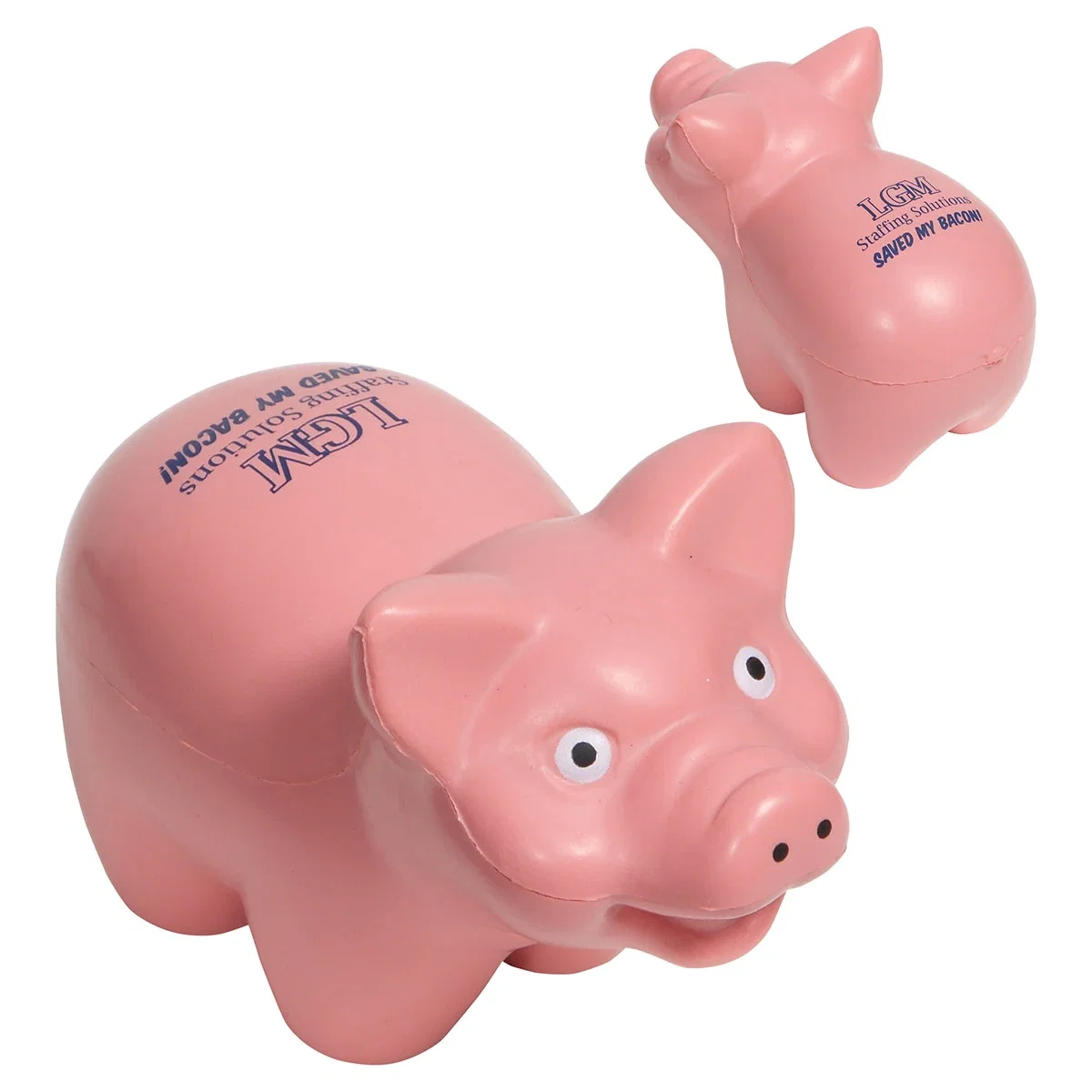 Pig-shaped polyurethane stress reliever