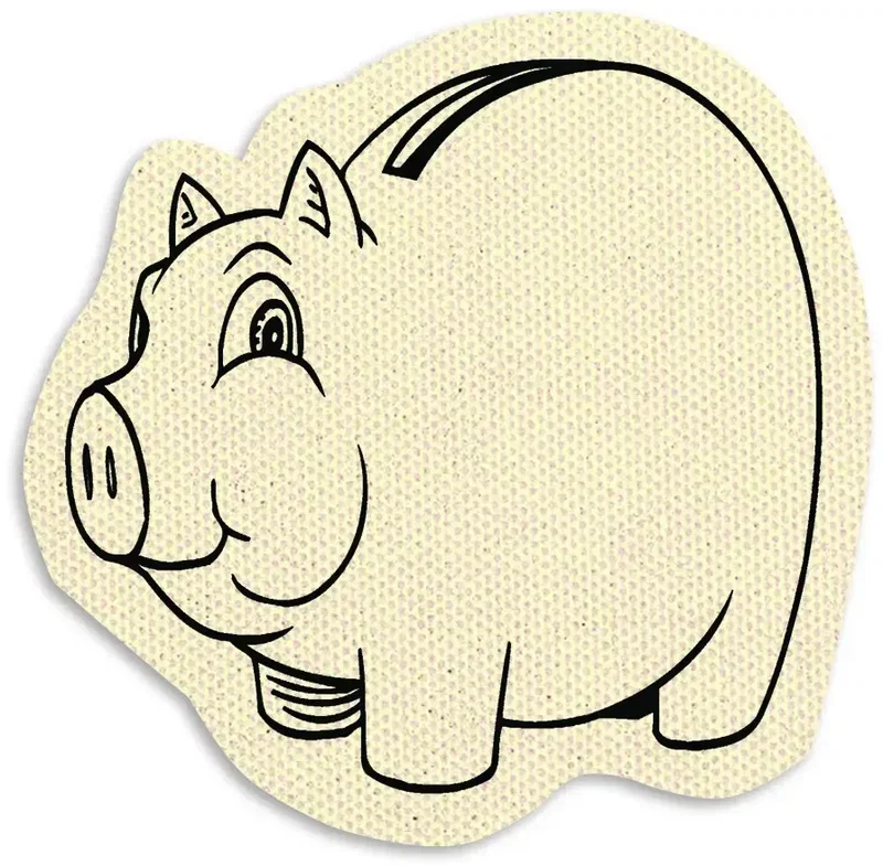 Piggy Jar Opener. Pig-shaped natural rubber jar opener for banking and money-saving giveaways, view 14