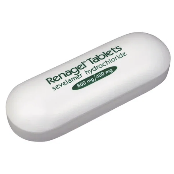 Caplet pill shaped stress reliever, 4.75 inches long
