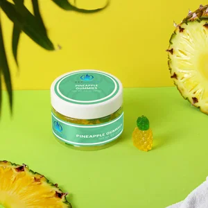 Pineapple Gummies in a Jar