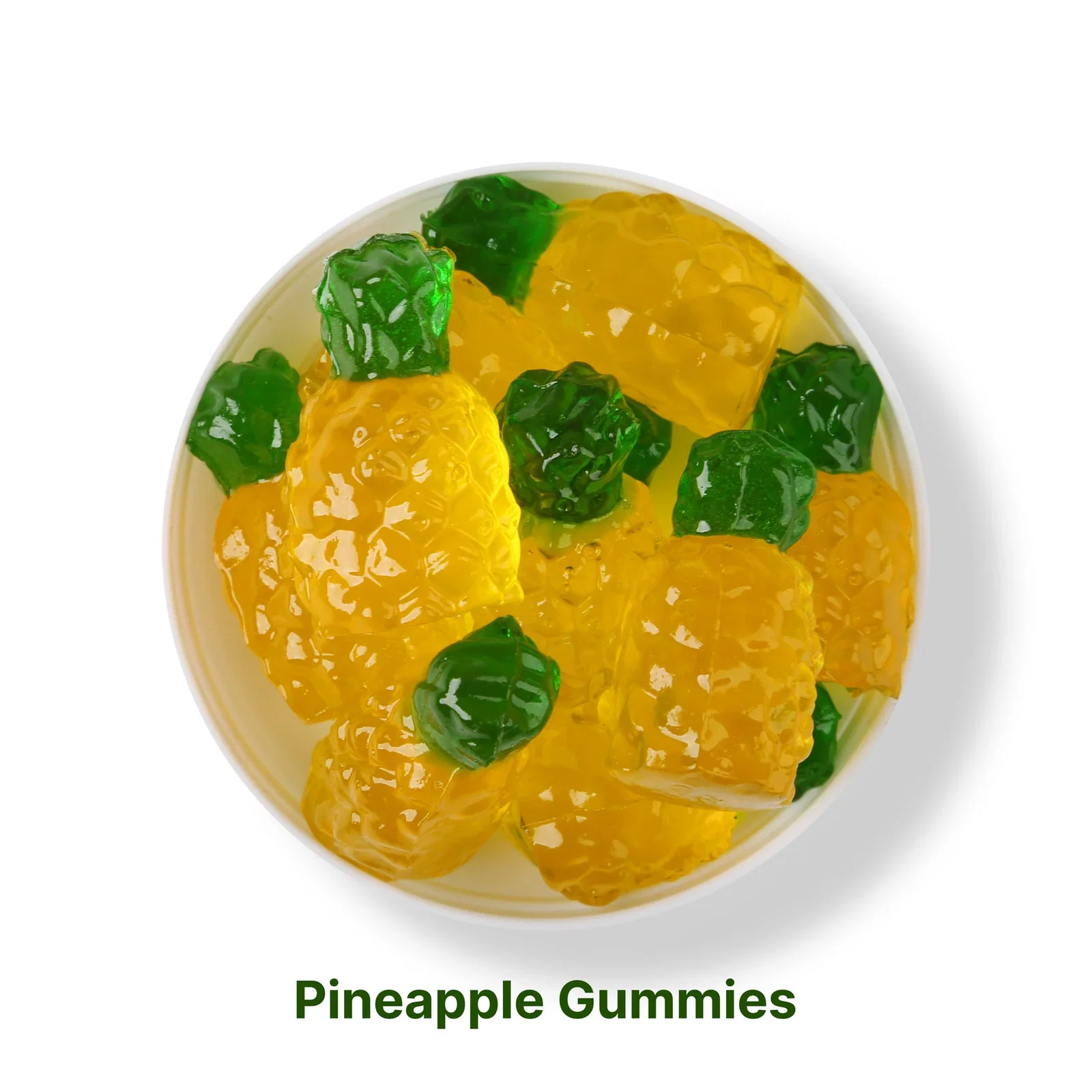 Pineapple Gummies in a Jar — view 3