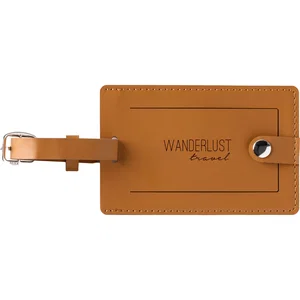 Pineapple Leather Luggage Tag