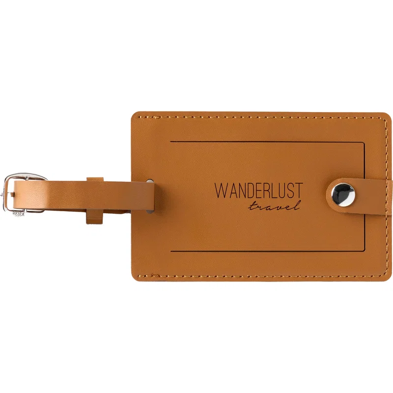 Pineapple Leather Luggage Tag