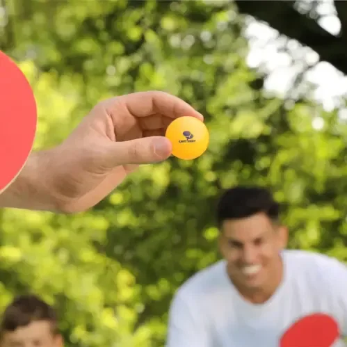 Ping Pong Balls (Colors) held in hand