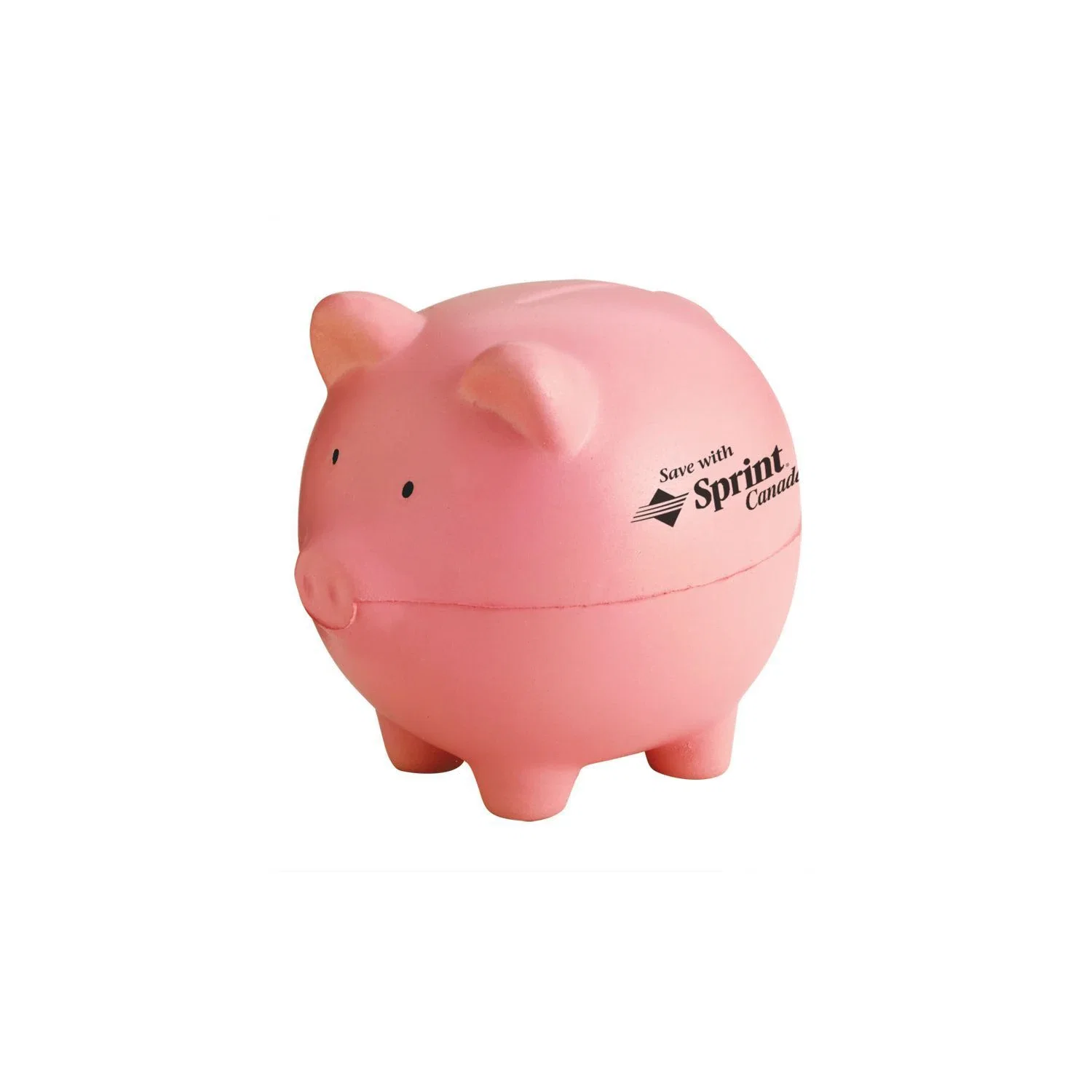 Pink Piggy Bank Stress Shape — Pink — view 2