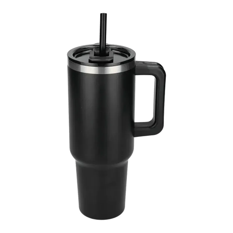 Pinnacle 40 oz Vacuum Insulated Eco-Friendly Travel Tumbler With Straw — view 14