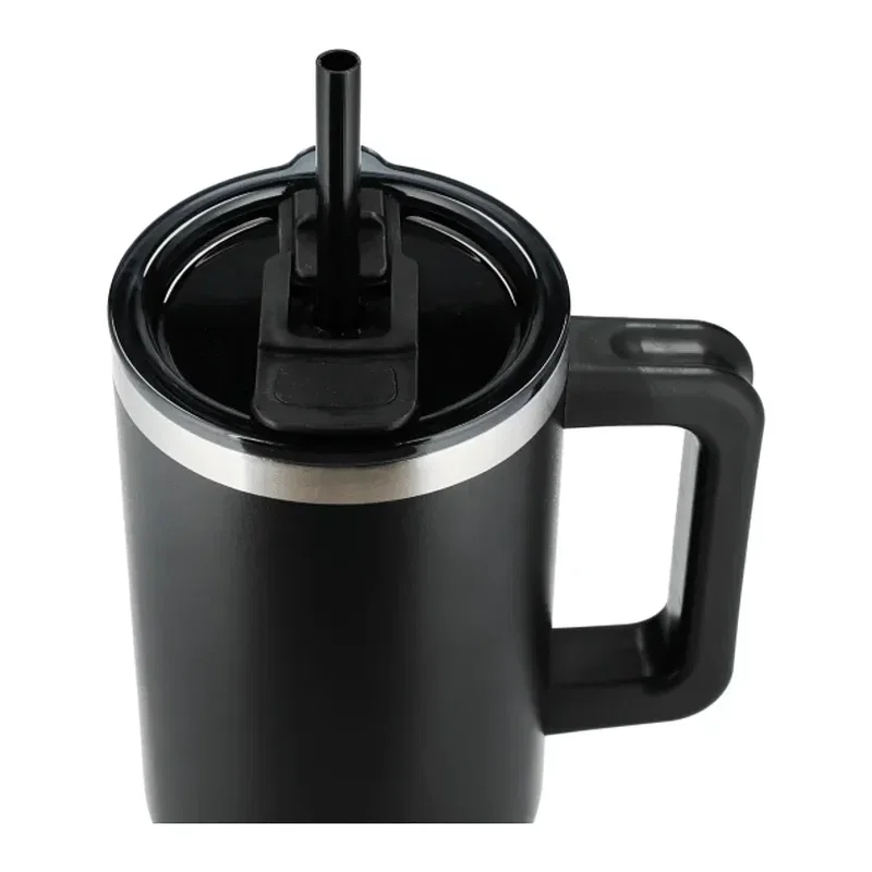 Pinnacle 40 oz Vacuum Insulated Eco-Friendly Travel Tumbler With Straw — view 17