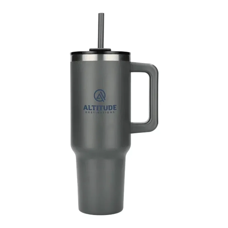 Pinnacle 40 oz Vacuum Insulated Eco-Friendly Travel Tumbler With Straw — view 21