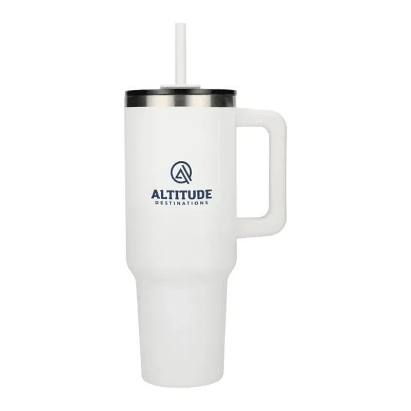 Pinnacle 40 oz Vacuum Insulated Eco-Friendly Travel Tumbler With Straw — view 42