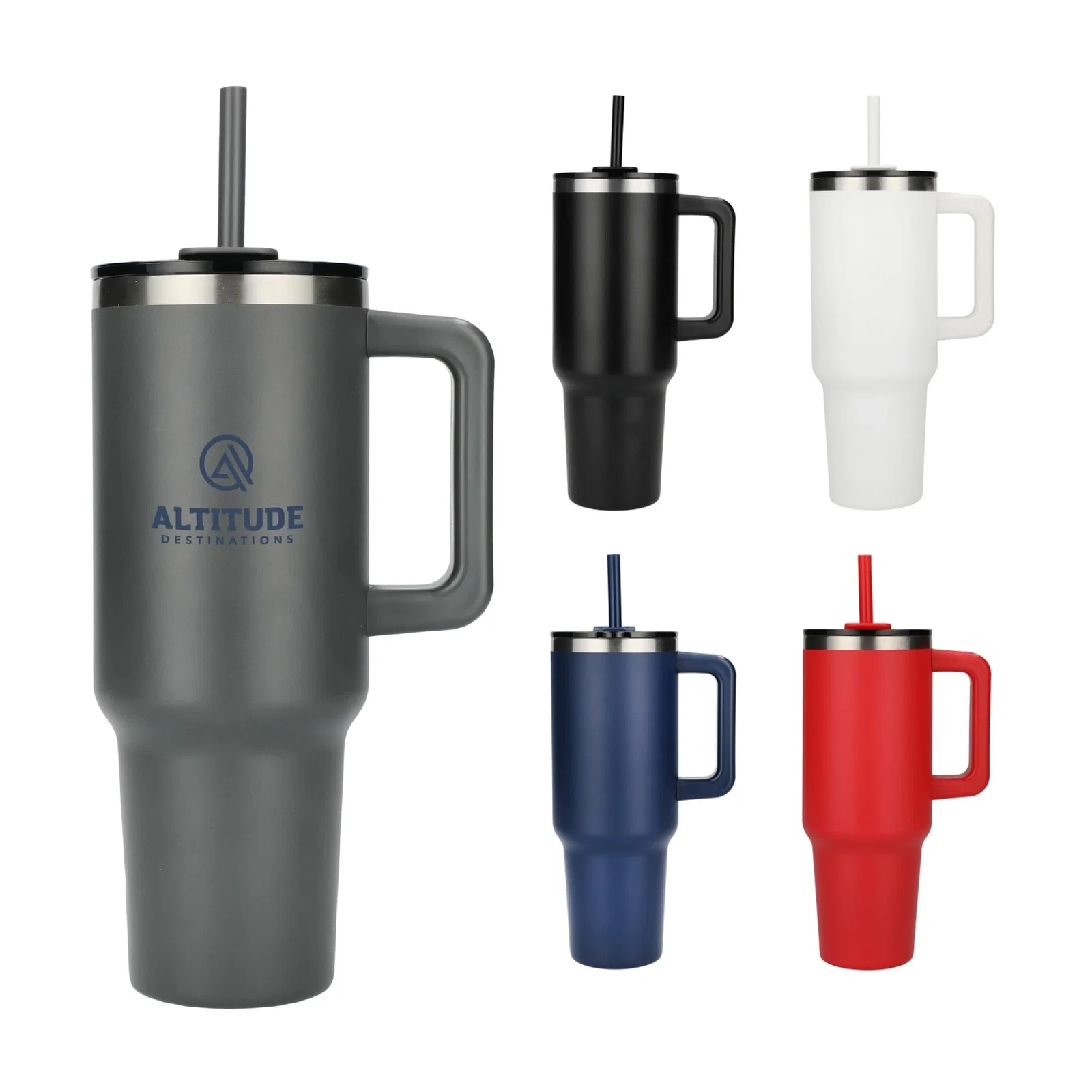 Pinnacle 40 oz Vacuum Insulated Eco-Friendly Travel Tumbler With Straw — view 52