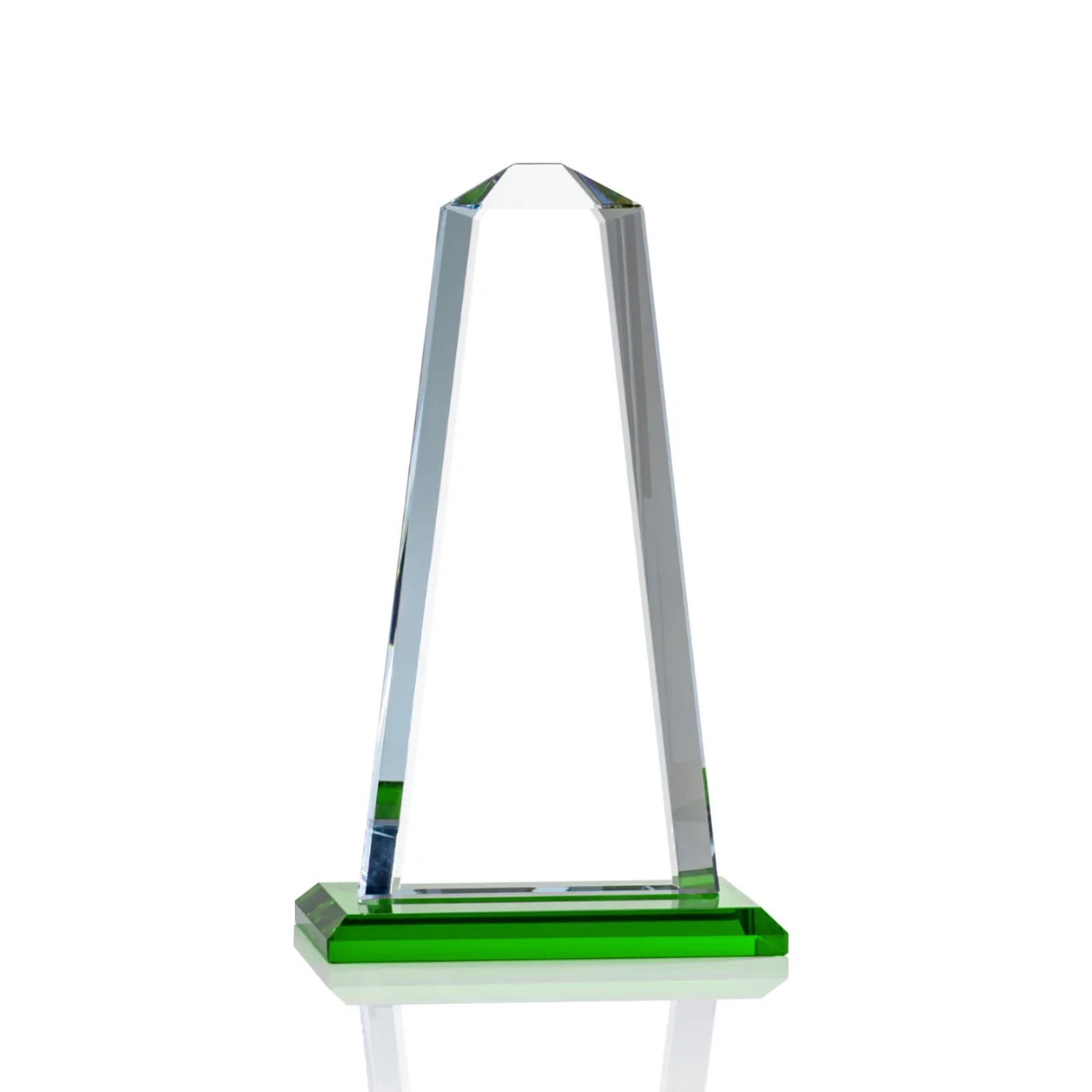 Branded Starfire Crystal Award With 5/8-Inch Interchanging Bevels for donor appreciation