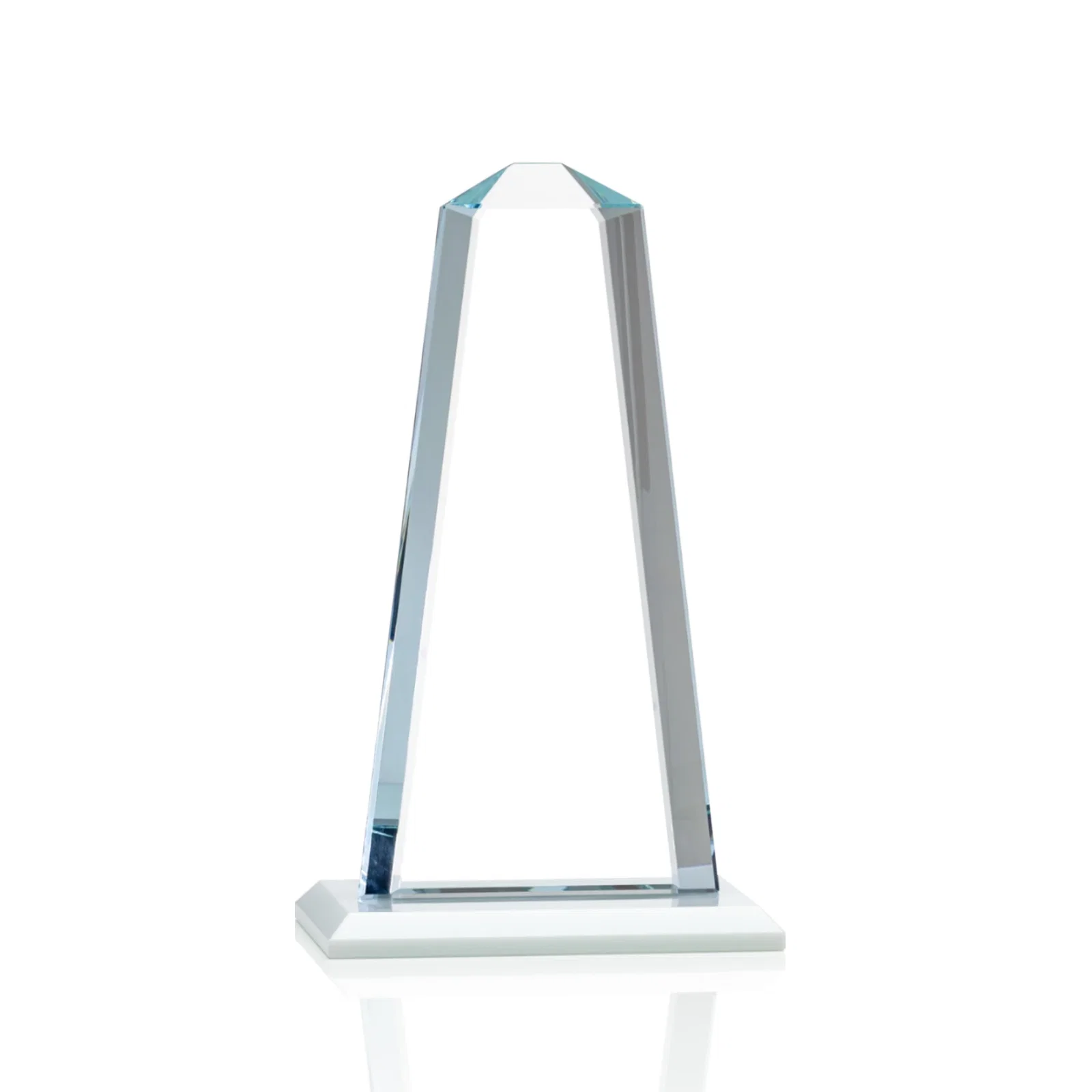 Branded Starfire Crystal Award With 5/8-Inch Interchanging Bevels for dealer and partner awards