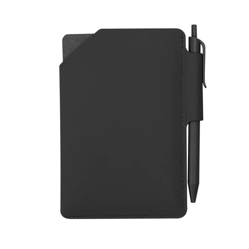 Three-quarter angle of the closed jotter pad