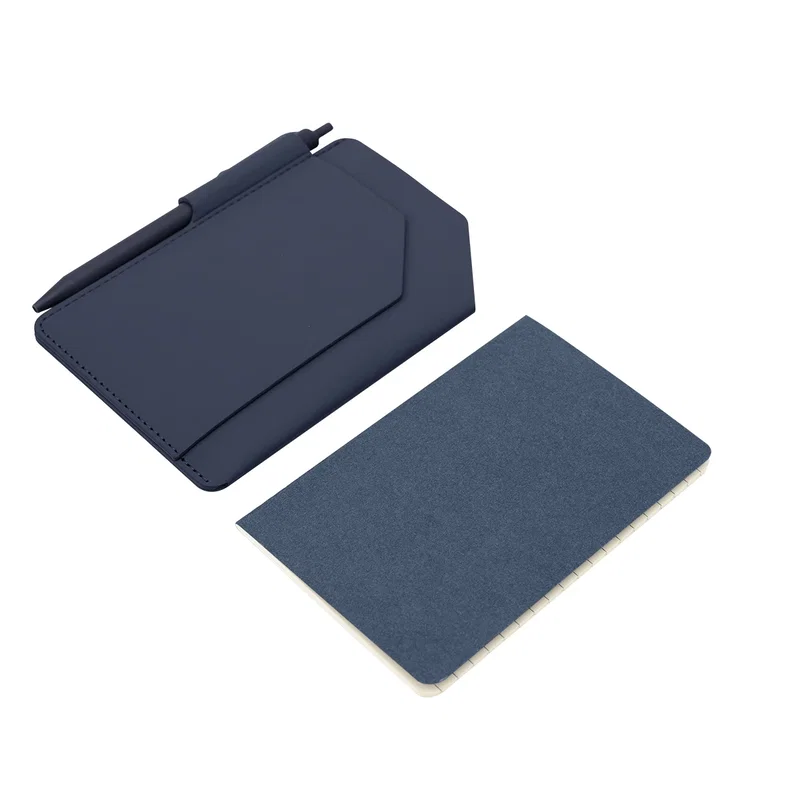 Back cover of the jotter pad photographed straight on