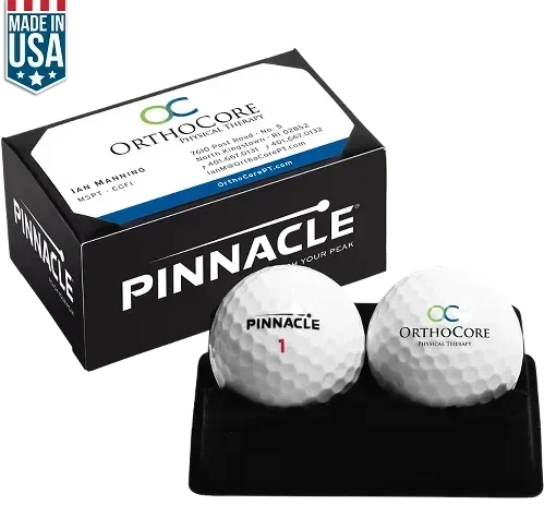 Custom Pinnacle Rush Business Card Golf Balls