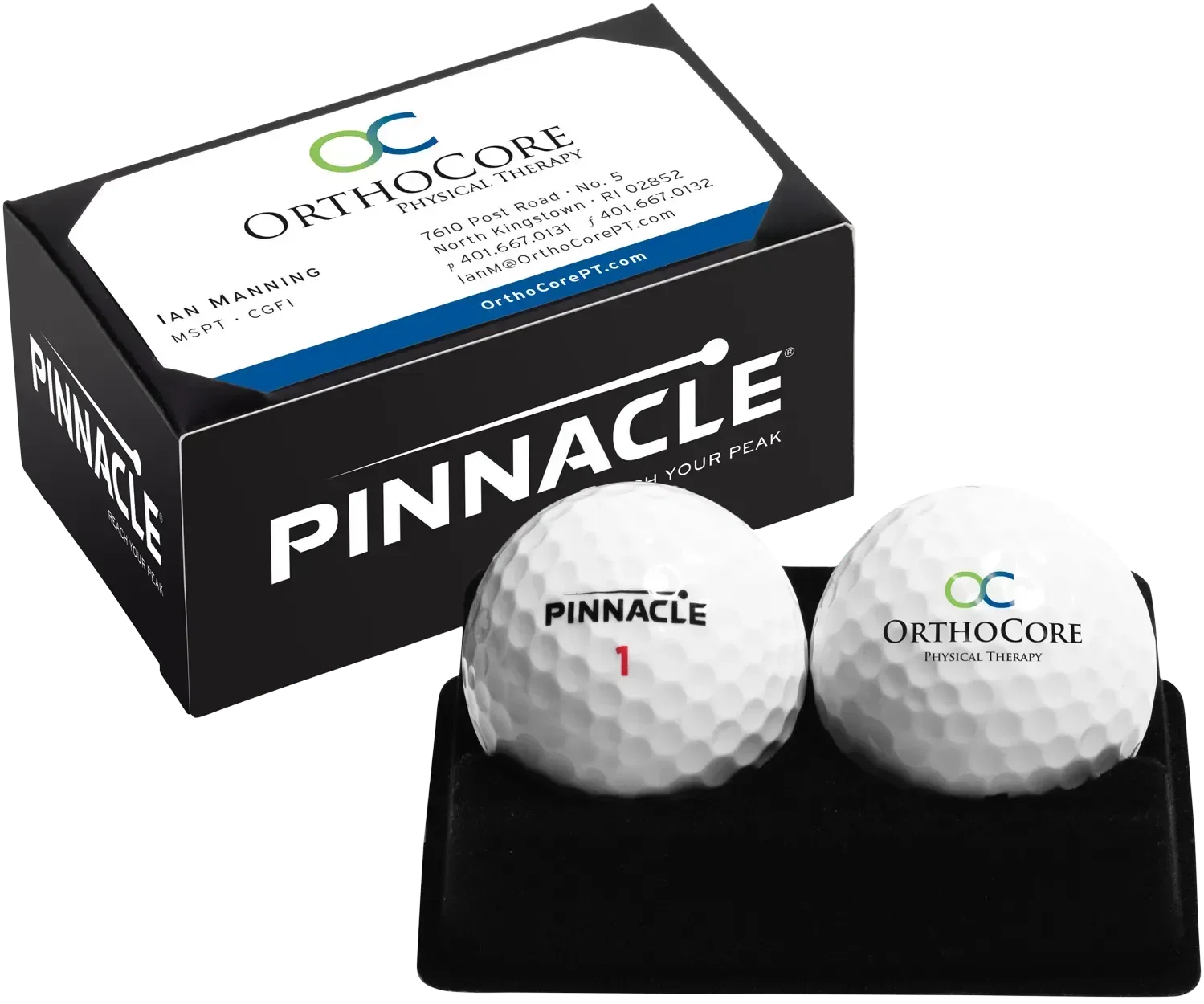 Custom Pinnacle Rush Business Card Golf Balls — view 2