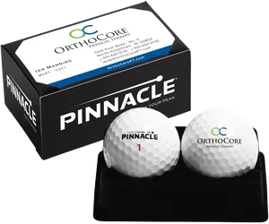 Custom Pinnacle Rush Business Card Golf Balls