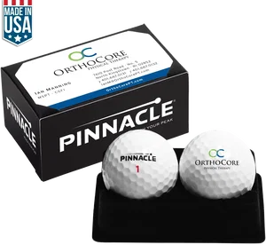 Custom Pinnacle Rush Business Card Golf Balls