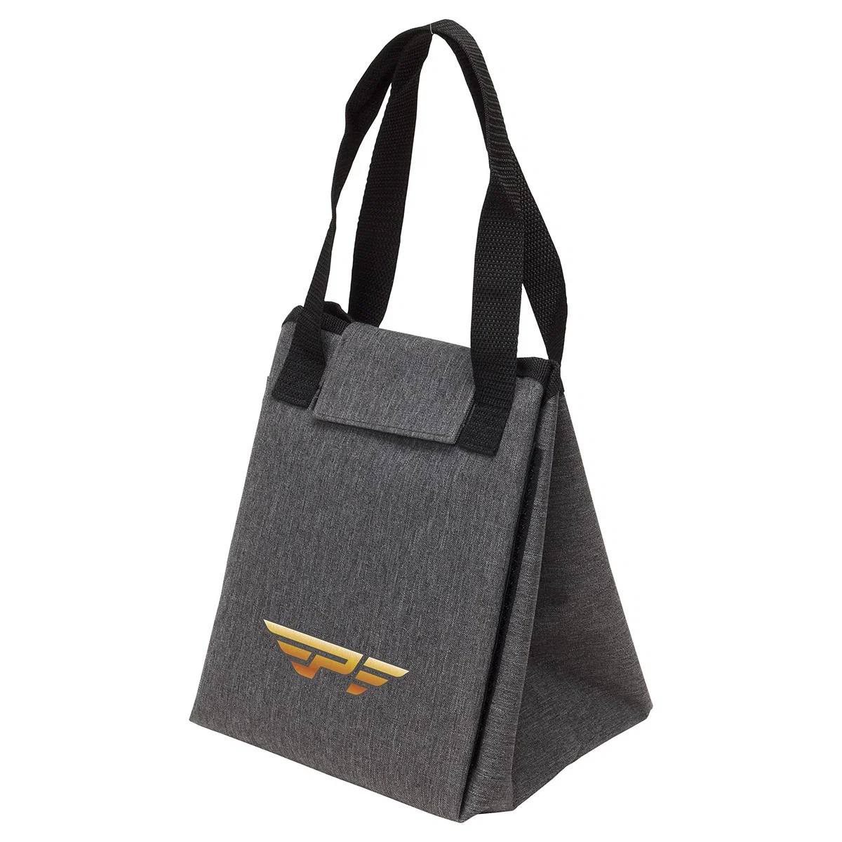 Close-up of the custom Pioneer Cooler Bag's logo imprint area