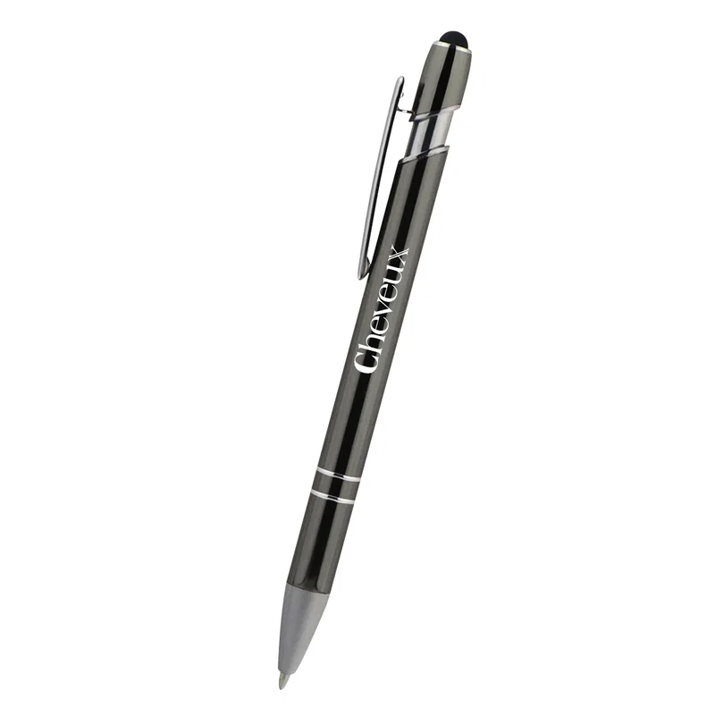 Gold model laid flat, stylus end pointing left